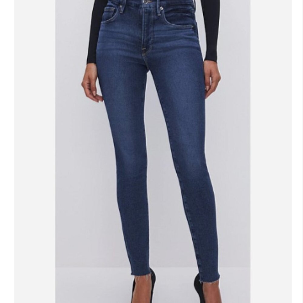 GOOD AMERICAN Good Legs Raw Hem Jean